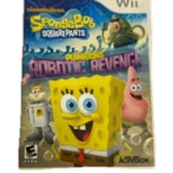 Nickelodeon Spongebob Squarepants Robotic Revenge Wii Game Pre-Owned - Picture 1 of 5